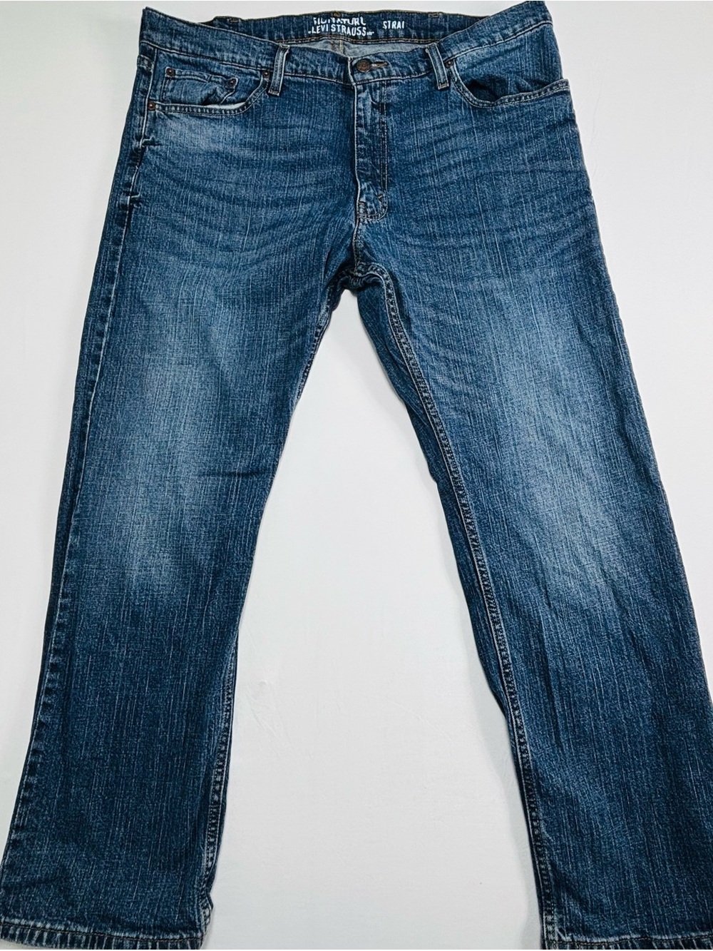 Levi's Men's Blue Straight-Leg Jeans